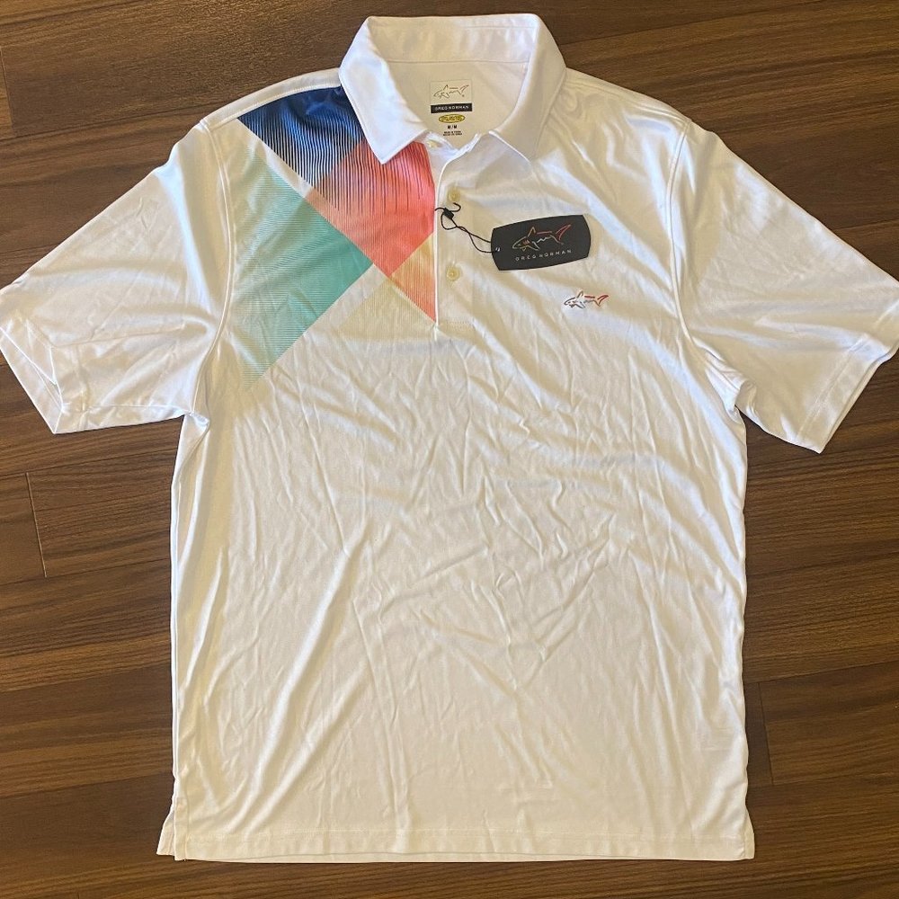 Men's size Medium Greg Norman Performance Golf Shirt NWT